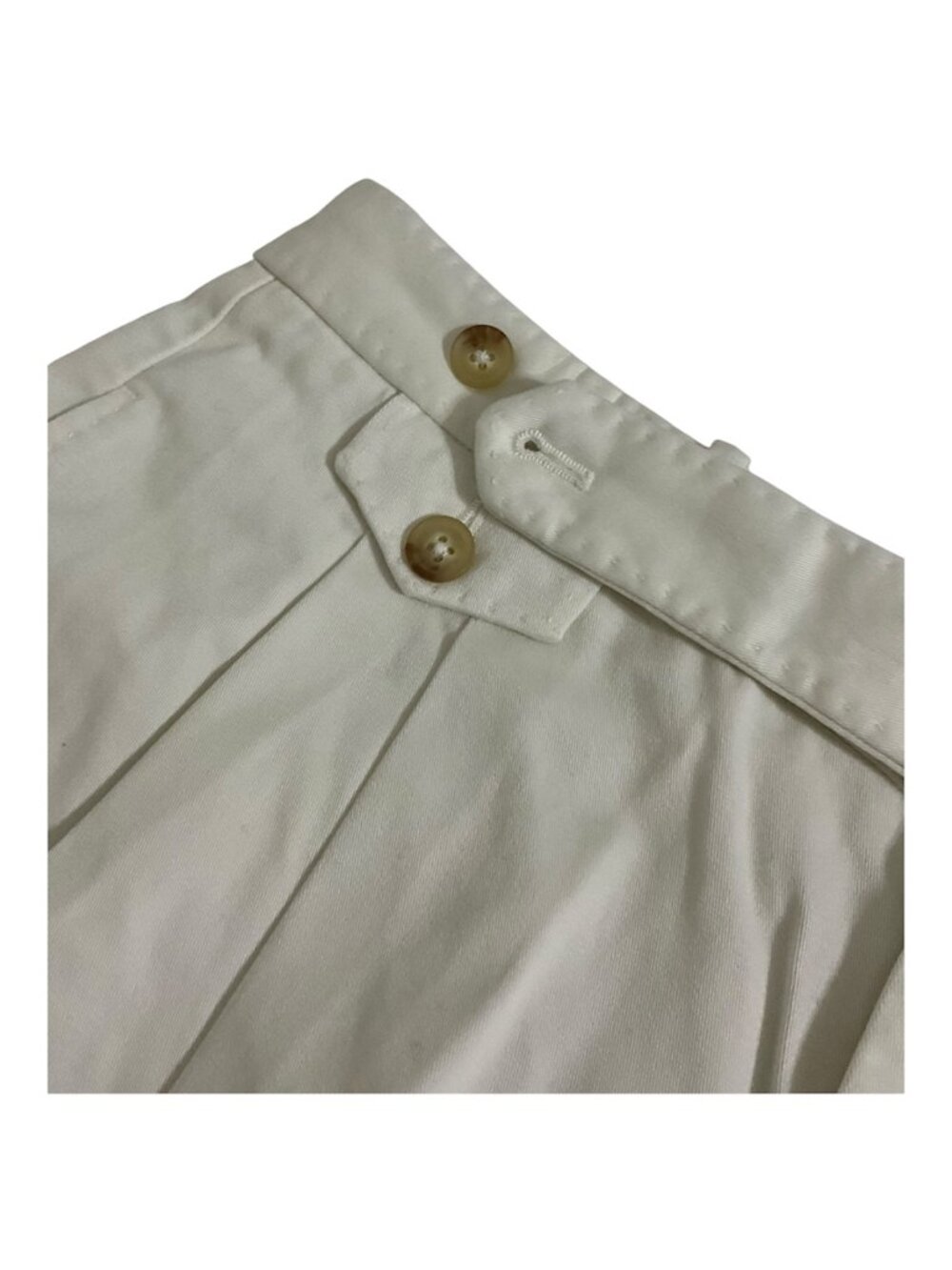 Polo Ralph Lauren Pleated White Cropped Wide Leg Pants Women’s 2 NWT $148 MSRP - Picture 3 of 8